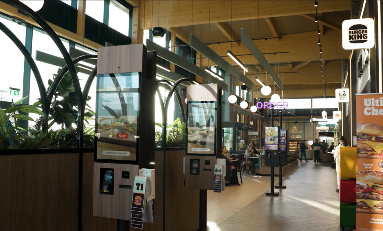 Applegreen Burger King Ordering Kiosk