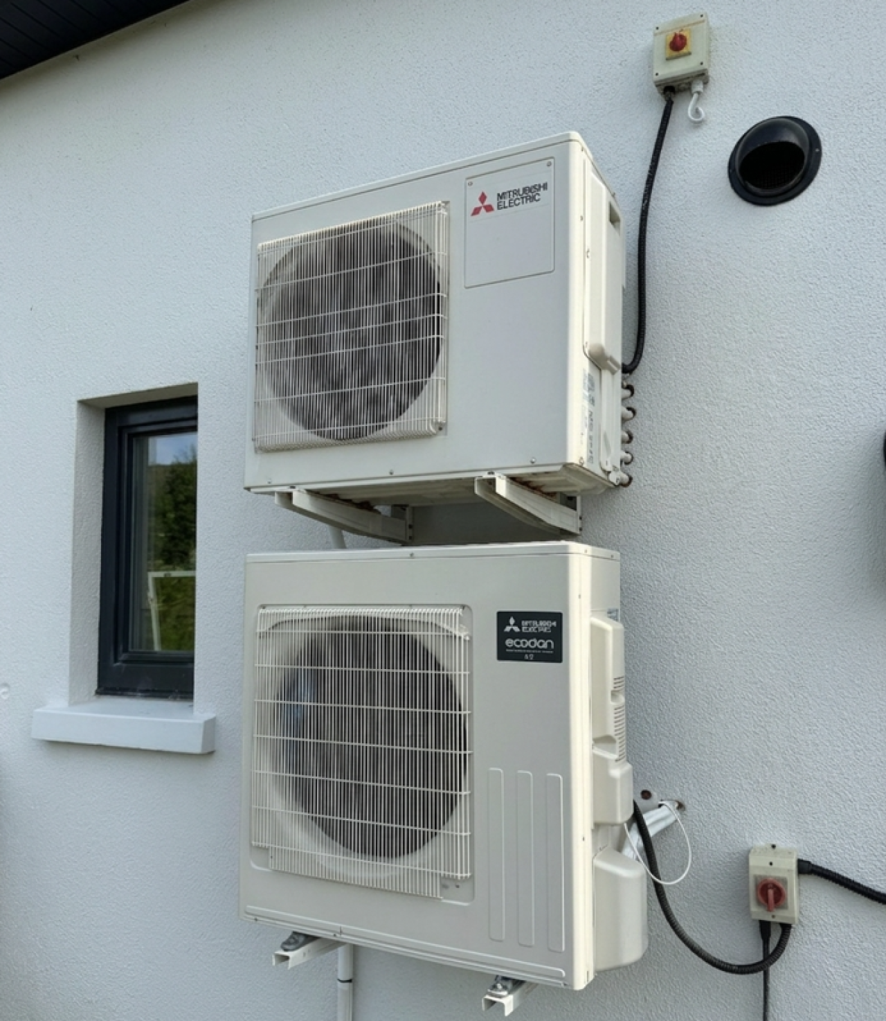 Outdoor Units for the Heat Pump and AC