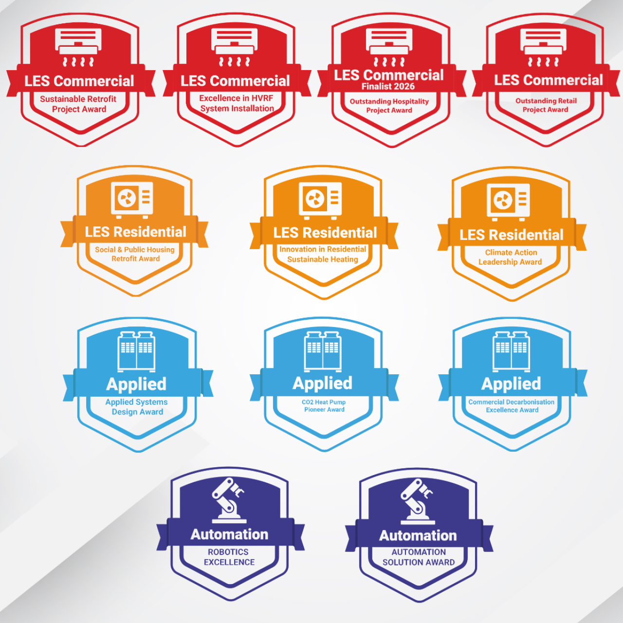 HARMONY AWARDS CATEGORIES