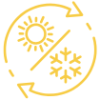 Heating Cooling Icon