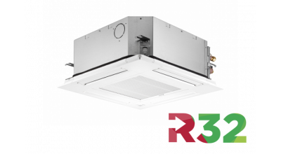 A/C unit for ceiling suspension with R32 technology