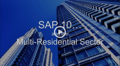 SAP10 and multi resi sector